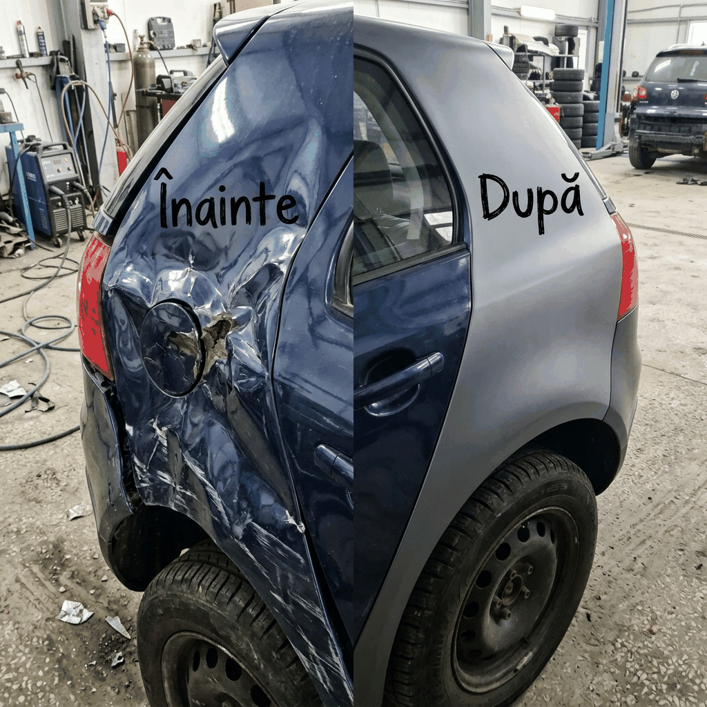 Indreptare tabla auto aripa spate