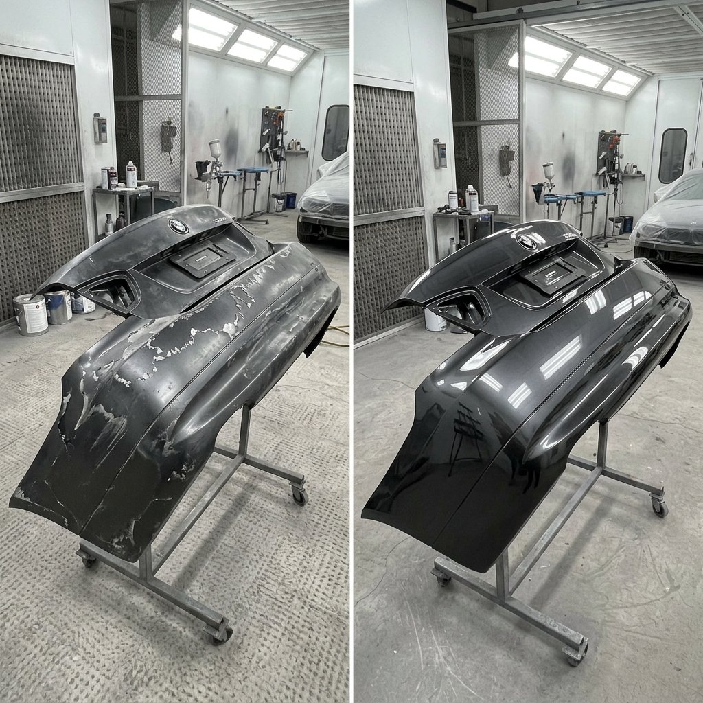 Vopsit auto cuptor bara fata rezultat perfect